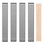 4 Pcs Diamond Sharpening Stone with leather strop -Coarse/Medium/Fine Grit 24...