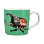 Maxwell & Williams 370 ml Pete Cromer Porcelain Garden Party Mug - Rhino Beetle