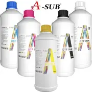 Lot 1L-6L A-SUB DTF Ink for Epson Printerheads XP-15000 ET-8550 L1800 L805 7890