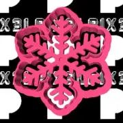 Snow Flake - Cookie Cutter & Embosser Stamp set *FREE AUS POST*