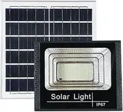 BAOJUHUIKANG 1000W LED Solar floodlight,Street Flood Light Outdoor IP67 Waterproof with Security Lighting for Yard, Garden, Gutter, Swimming Pool, Pathway, Basketball Court