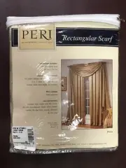 Brand New Peri Homeworks Collection Rectangular Scarf 47 X 216 Prism Ivory Beige