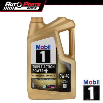 Mobil 1 0W-40 Full Synthetic Engine Oil 5 Litre | 147886