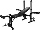 BLACK LORD Foldable Weight Bench Press with Butterfly Arm and Adjustable Barb...