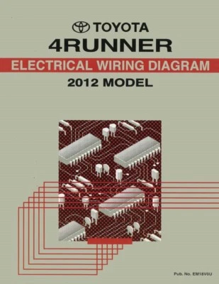 2012 Toyota 4Runner Wiring Diagrams Schematics Layout Factory OEM