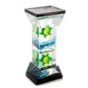 Fascinating Double Spinning Wheel Liquid Timer Neon Coloured Visual Display