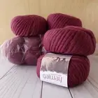 Plymouth Galway Roving yarn ~ Lot of 9 ~ 746 Raspberry ~ 100% Highland Wool