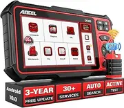 [ANCEL] DS300 Bidirectional Tool, Full System OBD2 Scanner Diagnostic Tool, Wireless Car Code Reader with 30 Resets, Diagnostic Scanner for All Vehicles, FCA Autoauth, 3-Year Updates