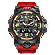 SMAEL Men Watch Military Sport DIgital Wristwatch Shockproof Quartz LED Watches