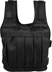 Pissente Adjustable Weight Vest, 50KG Weighted Training Exercise Vest Heavy Duty Weighted Vest Strength Training Jacket for Training (Weights Not Included)