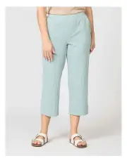[Fella Hamilton] Cable Beach Relaxed Capri Pant in Teal