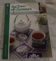 Plastic Canvas Pattern Book LAZY DAISIES of SUMMER Coasters, Wall Art, Trivet +