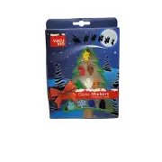Vacu Vin Christmas Crowd 12 Wine Glass Markers New In Package