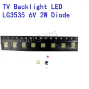 LG TV Backlight LED Diode SMD 3535 3537 6V 2W Cool White Sharp Vizio RCA 10PCS