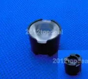 10pcs High Power LED lens 16mm convex lens pmma 60degree led lens black holder