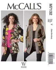 McCall's Misses Jackets M7132 Sz (Xsm-Sml-Med)