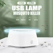 2XUSB Mosquito Insect Killer Electric Lamp LED Light Fly Bug Zapper Trap Catcher