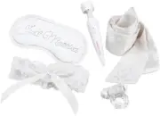 Honeymoon Set Body Wand Couples Collection 5 Piece Gift Set White