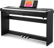 Donner DEP-10 88 Keys Semi-weighted Digital Piano, Full-size Portable Keyboard