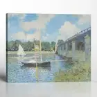 Monet Wall Art The Bridge Canvas Print, Fine Art, Sailboat Wall Art