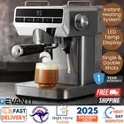 Devanti 20 Bar Coffee Machine Espresso Maker Milk Beans Frother Accessories Cafe