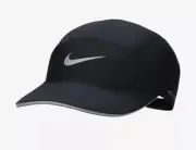 NIKE DRI-FIT ADV FLY Run Tennis Hat Cap Black Reflective Large/XL FB5681-010 NEW