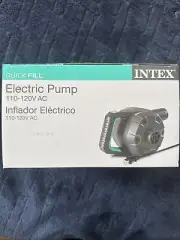Intex 66643E 120 V Quick Fill Cordless Rechargeable Inflatable Air Bed Pump