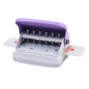 6 Hole Metal Paper Punch Handheld 5 Sheet Capacity for A4 A5 B5 Notebook