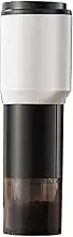 Grinding Wheel Electric Coffee Grinder - Portable Electric Coffee Grinder with Settings for Fine or Coarse Grind | Rechargeable Cordless for Travel, Camping, Cooking and Home