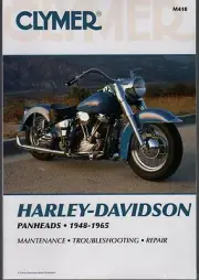 1948-1965 CLYMER HARLEY-DAVIDSON PANHEADS SERVICE MANUAL NEW M418