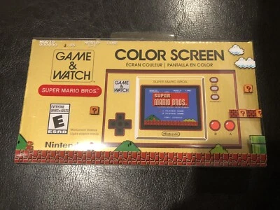 Brand New Nintendo Super Mario Bros Game And Watch Handheld 35th Anniversary