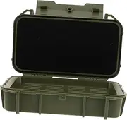DINHEAROM Storage Case Dual Hard Protective Container for Phones Digital Devices Shockproof Pressure Resistant for Camping Fishing Diving Outdoor