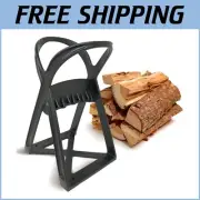 Portable Kindle Quick Log Splitter - 10.25”d x 9”w - Heavy-Duty Firewood Tool