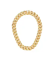 Maillon Celine Necklace in Brass with Gold Finish One size Yellow