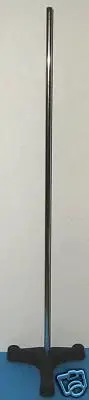 Lab Cast Iron Base Support Stand Chemistry Biology 24"