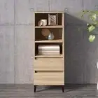 Highboard Sonoma Oak 40x36x110 cm Engineered Wood vidaXL