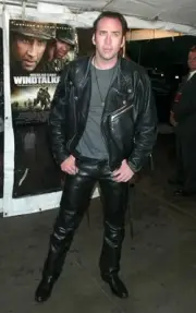 Nicolas Cage at NY Special Screening of Windtalkers at Loews Linco- Old Photo 19