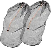 Generic 2pcs Sleeping Bag Organizer Drawstring Mesh Bag Sleeping Bag Sack Travel Bag Storage Sack Blanket Storage Sack Camping Sleep Bag Holder