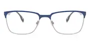 Cat Eye Full Rim Metal Men's Glasses Online Blue Size 56 - Lenses Included - Private Health Rebate - Blue Light Block - SmartBuy Collection