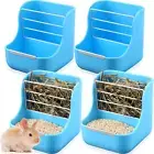 Rabbits Hay Feeder Bunny Hay Rack Manger Hay Food Bin Hanging Dispenser Double U