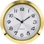 2-1/8 Inch (55 Mm) Quartz Clock Insert, Zinc-Alloy Metal Case, Arabic Numeral, W