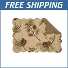 Woodland Retreat Reversible Placemats Set of 6 - 13" x 19" Cabin Style Decor