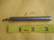 50 PCS. BOTTOM BOUNCER PENCIL SINKER 2 OZ. W/BLACK BARREL SWIVEL #7 GOOD QUALITY