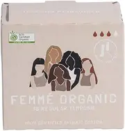 Femme Organic Cotton Tampons, 18-Piece Set, Regular
