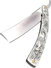 FOMIYES Manual Beard Shaver Vintage Style Face Razor Men's Women's Hair Shaver Easy to Use Portable Random Style