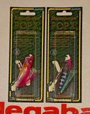 WOW Megabass POP X OSAKA Set "PINK HEAD SILHOUETTE & GP AURORA PINK BACK"