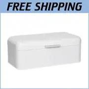 Extra Large Stainless Steel Bread Box - Vintage Charm for Kitchen Counters