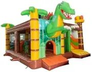 Dinosaur Bouncy Castle Inflatable Bouncer Slide Combo Jumping Castle for Kids