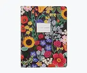 RIFLE PAPER CO. 2024 Blossom 12-Month Academic Planner - August 2023-July 2024, Thread-Stitch Binding, 9.75" L X 7.75" W, Features Metallic Gold Foil Accents, Includes Monthly Pages and Note Section