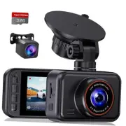 Dash Cam Front and Rear, 2.5K Dual Dash Camera for Cars, 2560P Mini Car